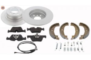 MAPCO Bremsesæt, skivebremser 477671hps bagaksel fuld 160mm 17,5mm for BMW