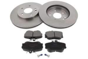MAPCO Bremsesæt, skivebremser 47807 foraksel ventileret 284mm 22mm for MERCEDES-BENZ