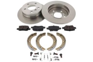 MAPCO Bremsesæt, skivebremser 47817 bagaksel fuld 258mm 8mm for MERCEDES-BENZ