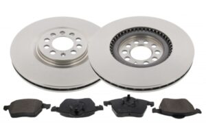 MAPCO Bremsesæt, skivebremser 47876 foraksel ventileret 312mm 25mm for VAG