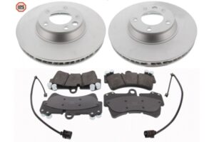 MAPCO Bremsesæt, skivebremser 47980hps foraksel ventileret 350mm 34mm for PORSCHE VAG