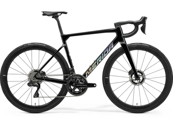 Merida Scultura Team racercykel carbon metallic black/flash bcp