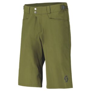 SCOTT Trail Flow Loose Fit Shorts med Indlæg Grøn