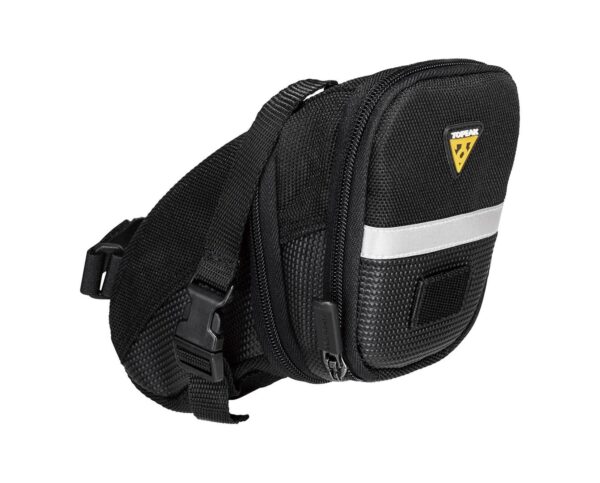 Topeak Aero Wedge Pack - Medium sadeltaske, sort/lime