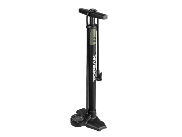 Topeak JoeBlow Mountain EX gulvpumpe - cykelpumpe med manometer, 4 bar