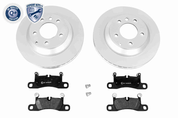 VAICO Bremsesæt, skivebremser v107596 bagaksel indvendig ventileret 330mm 28mm for VW SKODA AUDI PORSCHE