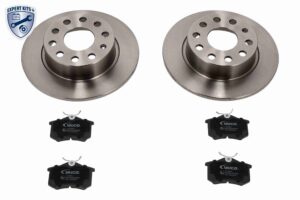 VAICO Bremsesæt, skivebremser v1090004 bagaksel fuld 253mm 10mm for VW SKODA