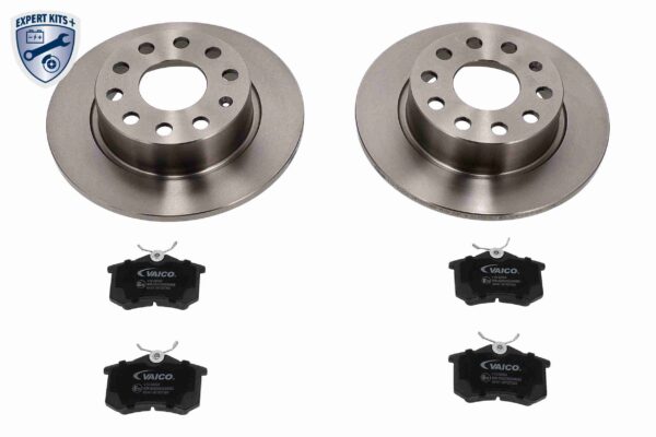 VAICO Bremsesæt, skivebremser v1090004 bagaksel fuld 253mm 10mm for VW SKODA