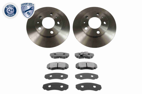 VAICO Bremsesæt, skivebremser v241250 ventileret 280mm 24mm for PEUGEOT CITROËN FIAT CITROËN/PEUGEOT AUDI