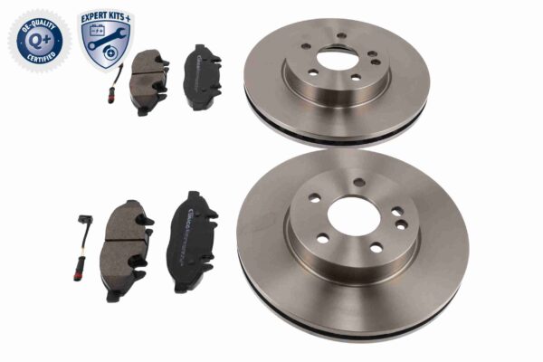 VAICO Bremsesæt, skivebremser v303731 ventileret 300mm 28mm for MITSUBISHI MERCEDES-BENZ VAUXHALL