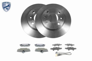 VAICO Bremsesæt, skivebremser v461242 foraksel fuld 238mm 12mm for RENAULT DACIA