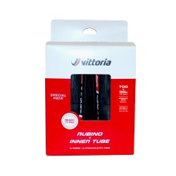 Vittoria Dæk Road Rubino V 2 Pack 30-622/700x30c G2 Fold W/2xit - Cykeldæk
