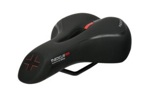 Wittkop Medicus Twin 1.0 cykelsadel - stål/gel/vinyl, 260 × 170 mm