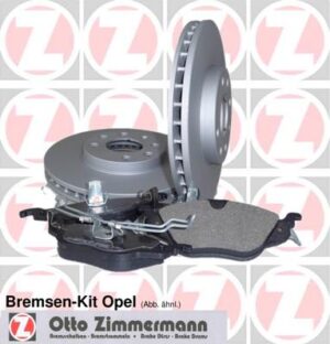 ZIMMERMANN Bremsesæt, skivebremser 640421300 foraksel indvendig ventileret 285mm 25mm for OPEL GENERAL MOTORS