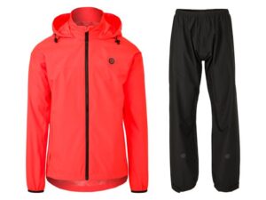 AGU GO regnsæt Essential hi-vis neon red unisex