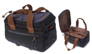 Basil Miles Cykeltaske til bagagebærer7 liter Sort/Brun