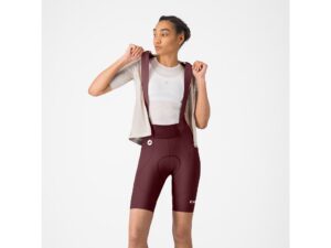 Castelli Espresso 2 W DT bibshorts deep bordeaux dame