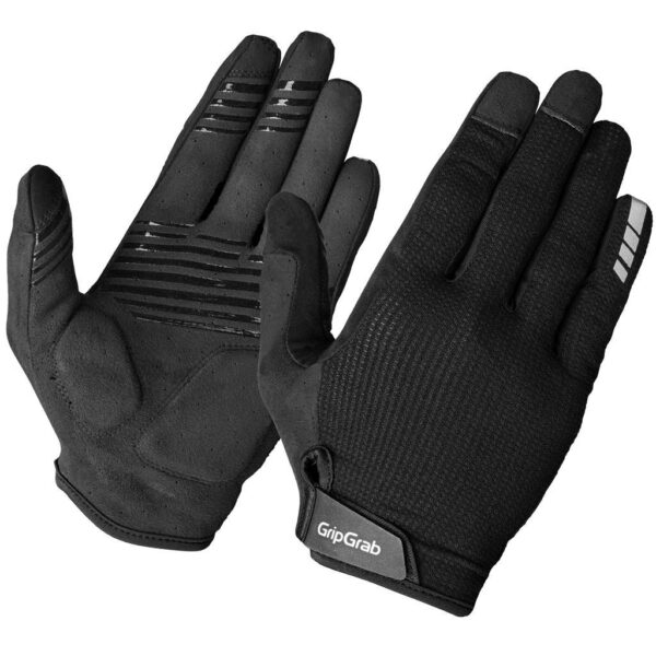 GripGrab EXPLR RC Max padded sommerhandsker med lange fingre sort