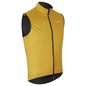 GripGrab PACR vindtæt cykelvest Mustard Yellow herre