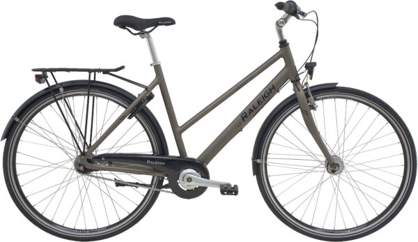 Raleigh Sprite Alu Dame 7g fodbr. mat mørk grå-48 cm