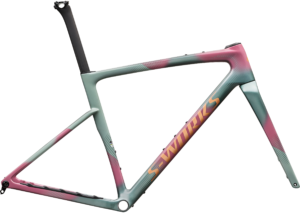 Specialized S-Works Crux 5 Frameset FACT 12r Carbon 2027 - Agave Grey/Photon Tint over Silver Dust