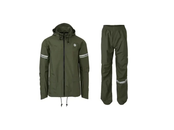 AGU Essential Original regnsæt army grøn