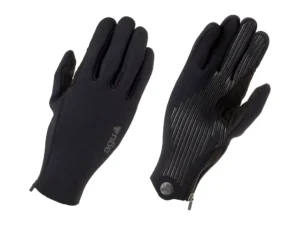 AGU Neoprene cykelhandsker med lynlås vinter sort