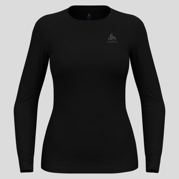 Baselayer-top Odlo The Active Warm dame - sort, M