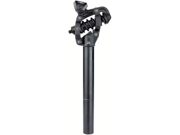 CONTEC Nara Air Link+ affjedret sadelpind 58mm vandring Ø27.2mm 350mm 40-120kg sort
