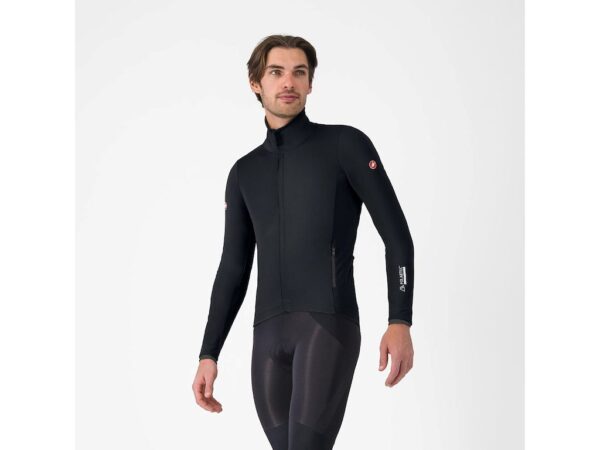 Castelli Alpha 150 cykeljakke light black/black herre