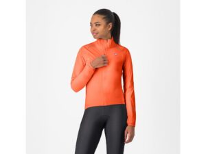 Castelli Emergency 3 regnjakke briliant orange dame