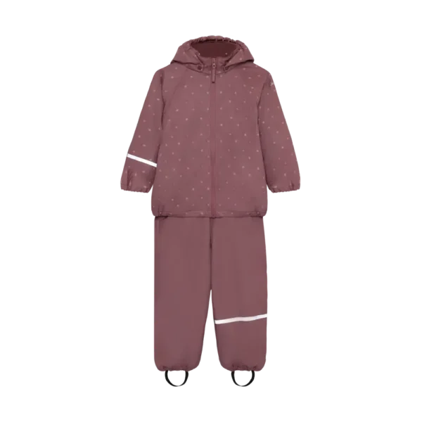 Celavi Regn Sæt m. Fleece - Rose Brown - 90