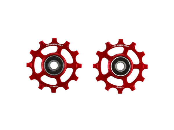 Ceramicspeed pulleyhjul SRAM AXS road 12 speed coated rød