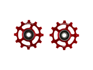 Ceramicspeed pulleyhjul Shimano 9100/8000/RX800/GRX 11 speed Narrow Wide coated rød