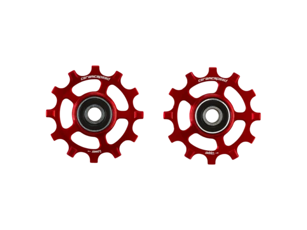 Ceramicspeed pulleyhjul Shimano 9100/8000/RX800/GRX 11 speed narrow wide rød