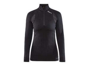 Craft Pro Active Extreme X Zip langærmet baselayer sort dame
