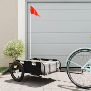 Cykelanhænger til bagage - sort