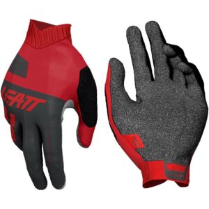 Cykelhandsker til børn Leatt Glove MTB 1.0 GripR Junior - rød/sort, str. L