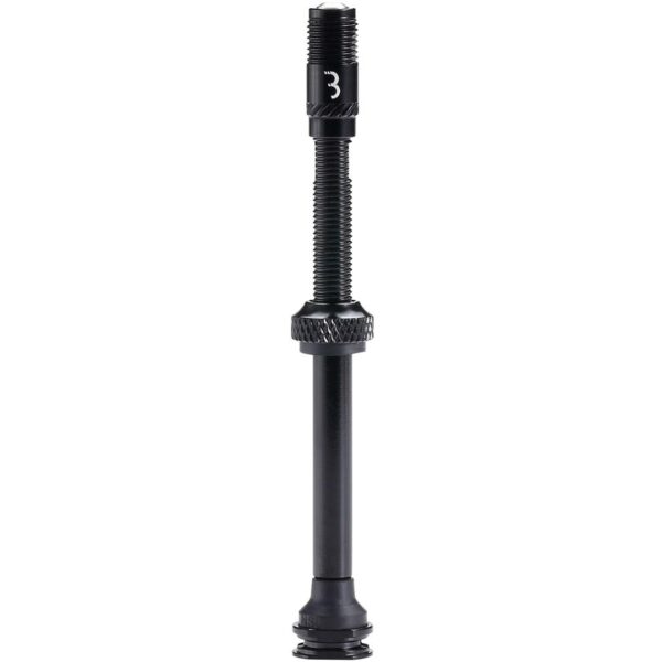 Cykelventiler BBB AL Valve CoreCap 40 mm - 2 stk. - sort