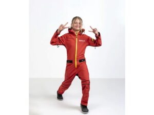 Dirtlej Dirtsuit Kid Edition heldragt chili yellow