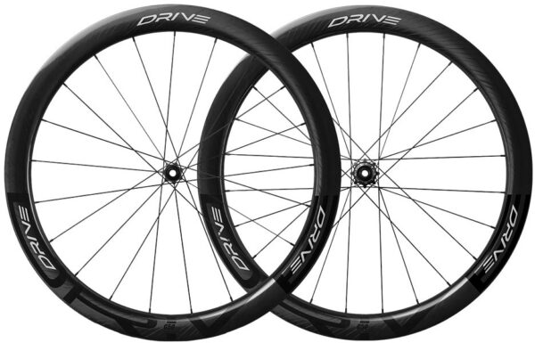 EliteWheels Drive G50 SS Disc Hjulsæt 700c Shimano HG - Black Glossy Marbling