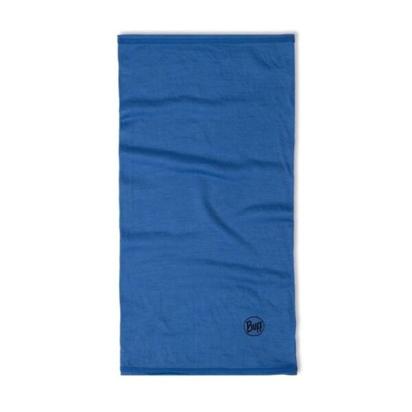 Halsedisse Buff Merino Lightweight Jr Solid i merinould - blå