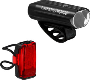 Lezyne Hecto Pro StVZO 400+ / KTV+ StVZO Lygtesæt 400/40 lumen - Black