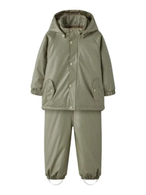 Lil' Atelier Ladry10 Pad Regnsæt - Twill - 122/128