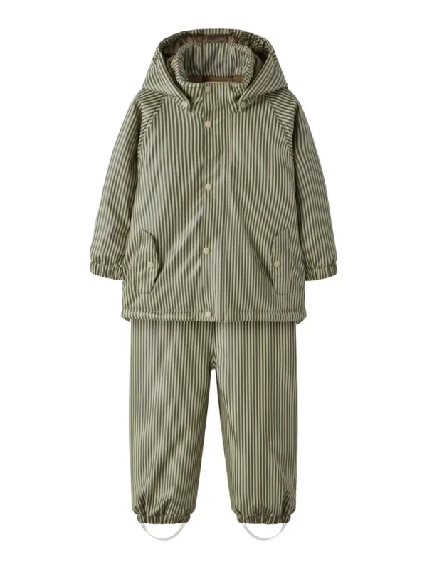 Lil' Atelier Ladry10 Pad Regnsæt - Twill - 122/128