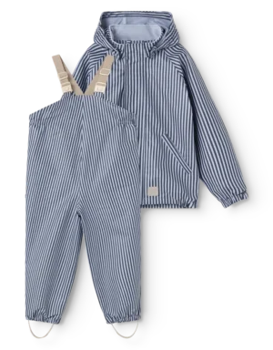 MarMar Copenhagen Oddy Regnsæt - Blue Stripes - 92