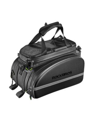 Rockbros A6-6 bicycle bag for trunk 35 l with fold-out pockets - black