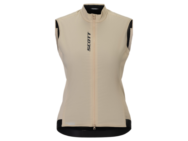 SCOTT Pro Warm Alpha cykelvest portobello beige dame