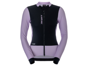 SCOTT Pro Warm Wind Breaker cykeltrøje lange ærmer lilla/sort dame