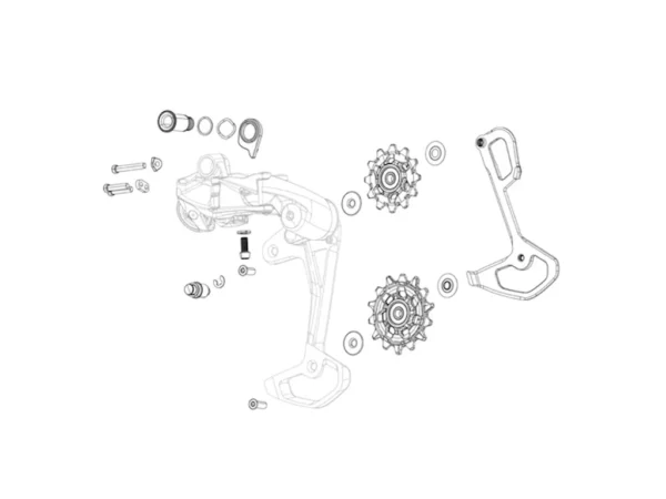 SRAM Eagle S200 og S500 pulleyhjul kit 12 og 14T